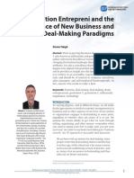 Generation Entrepreni and The Emergence of New Business and Deal-Making Paradigms