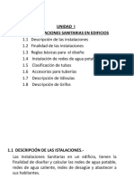 UNIDAD I INSTALACIÓN SANITARIA EN EDIFICIOS - Pps