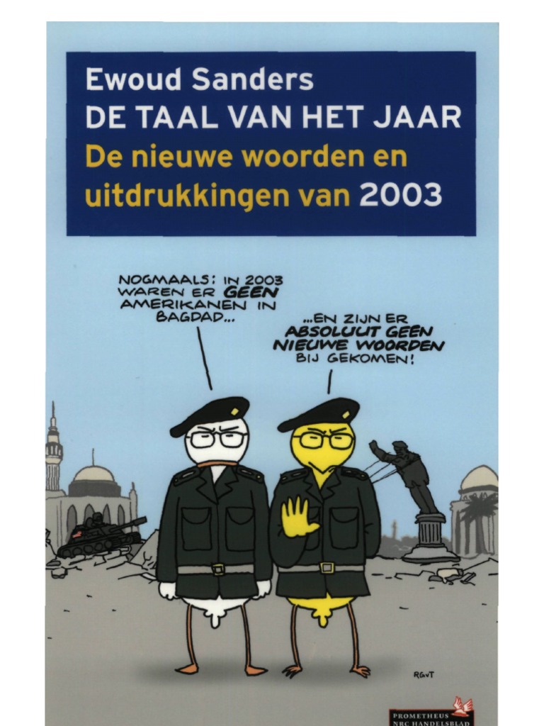 Sanders, Ewoud - de Taal Van Het Jaar | PDF