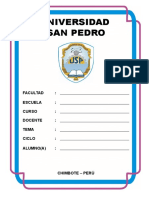 Universidad San Pedro documentos formato