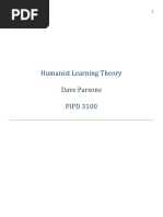 Humanist Learning Theory