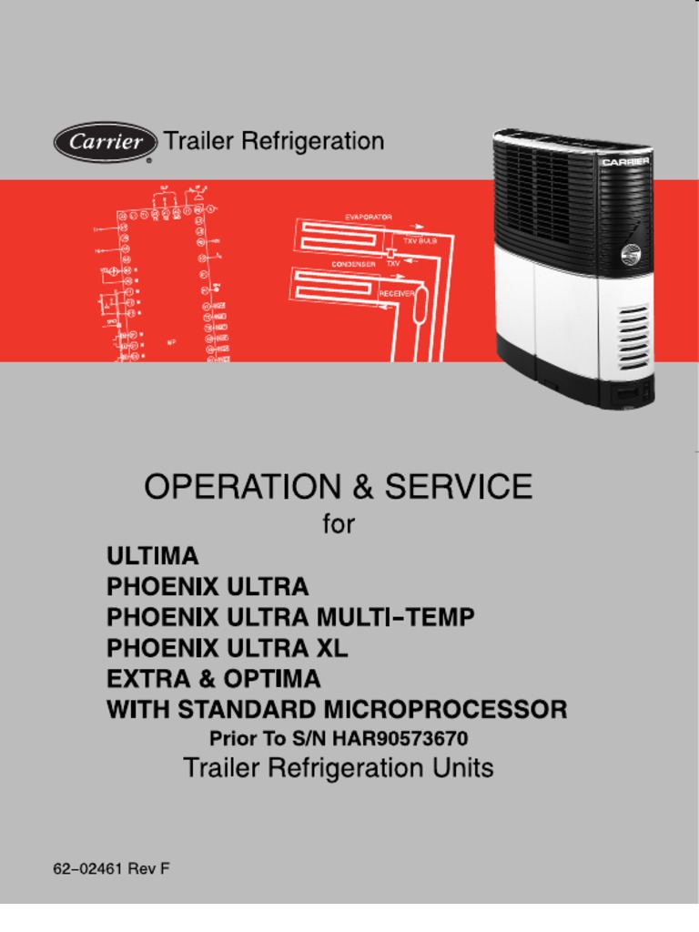 Carrier Ultima, Phoenix Ultra XL, Extra, And Optima Service Manual