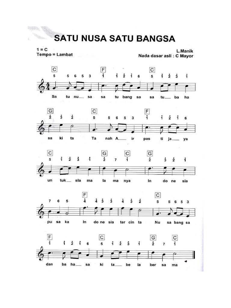 Satu Nusa Satu Bangsa