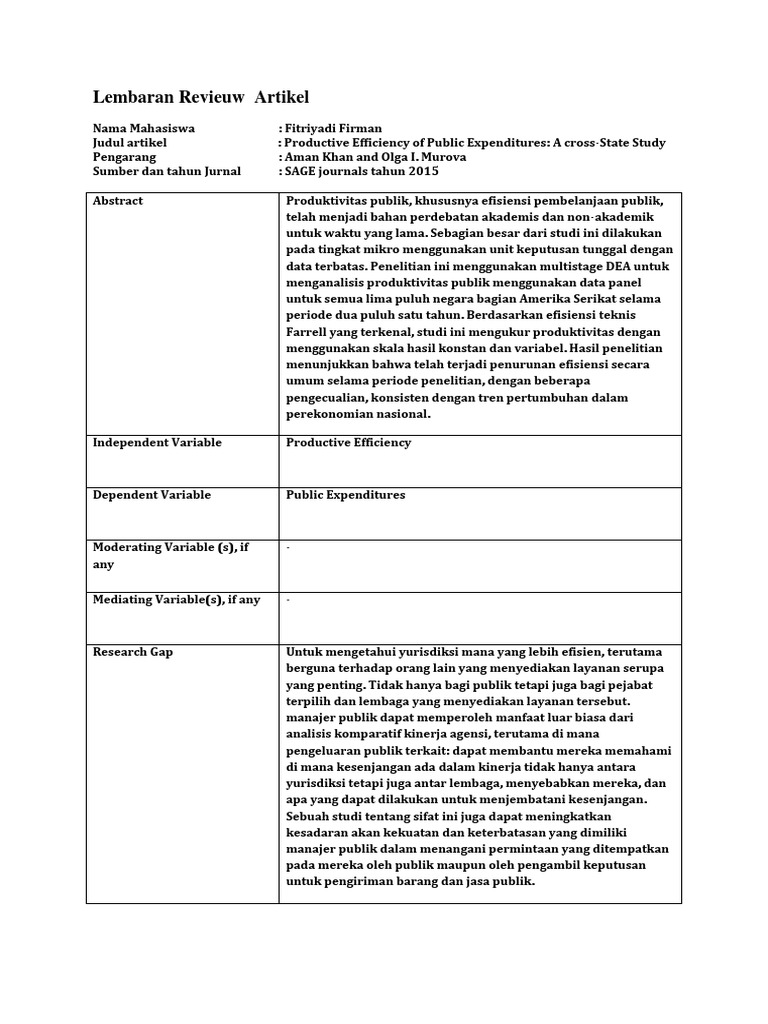 Fitriyadi Firman Review Jurnal Manajemen Keuangan Daerah Pdf