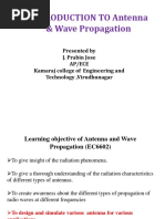 Introduction To Antenna and Wave Proagation PDF