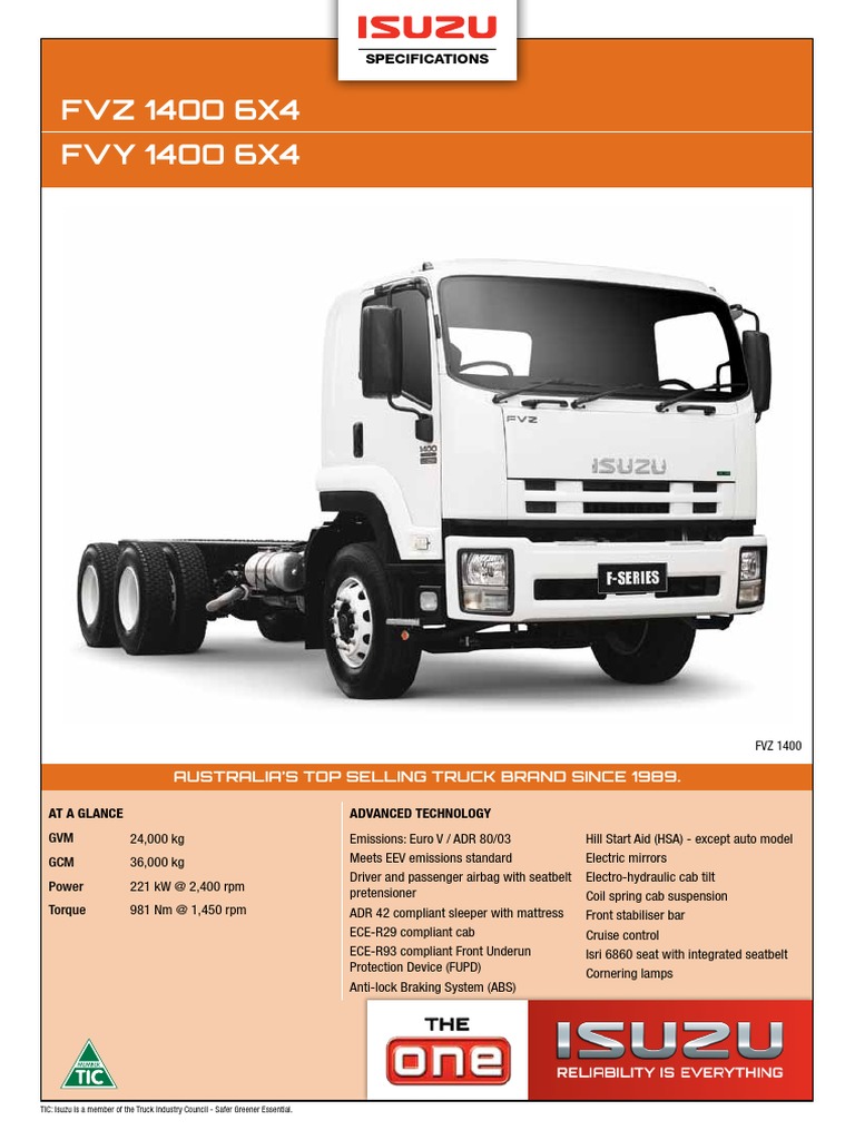 Isuzu FVY | PDF | Transmission (Mechanics) | Seat Belt