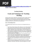 Download Goals and Techniques of Reading Skills Thesis Preparation by Rangothri Sreenivasa Subramanyam SN37667027 doc pdf