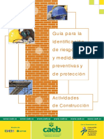 Guia - Identificacipn - Riesgos - Medidas Preventivas - Protección-Actividades - Construcción PDF