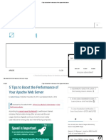 5 Tips To Boost The Performance of Your Apache Web Server