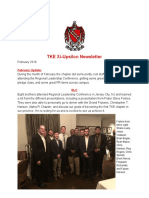 TKE Xi-Upsilon Newsletter Feb '18