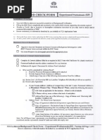 TCS Background Check Form Guidelines | PDF | Background Check | Common Law