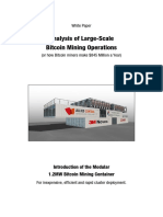 Analysis of Large-Scale Bitcoin Mining Operations