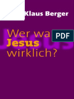 BERGER Wer War Jesus Wirklich PDF