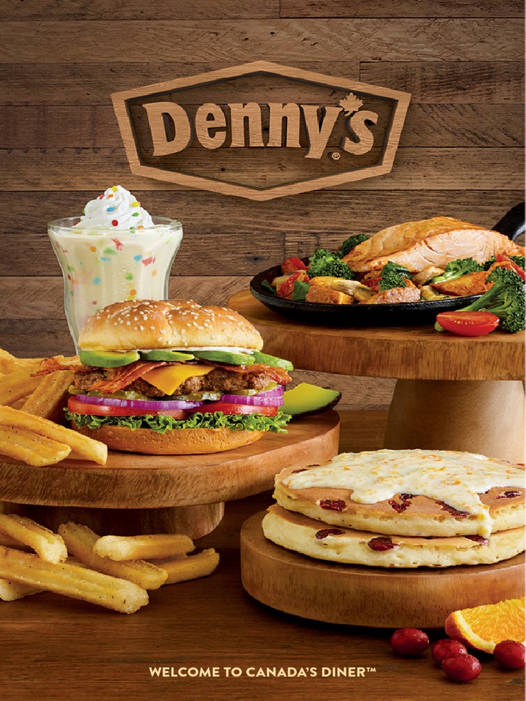 Dennys Menu Hamburgers Pancake - 1585437181