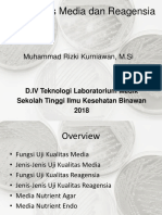 Uji Kualitas Media Dan Reagensia