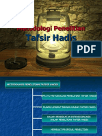 Metodologi Tafsir Hadist