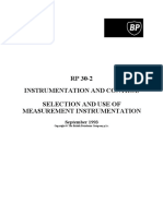 RP 30 2 Selection and Use of Measurement Instrument