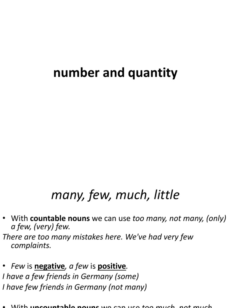 Understanding Quantities and Numbers | PDF | Grammatical Number | Salt