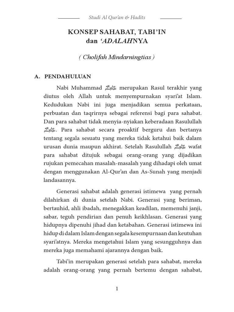 Buku Study Al Quran Dan Al Hadist Buku Study Al Quran Dan Al Hadist
