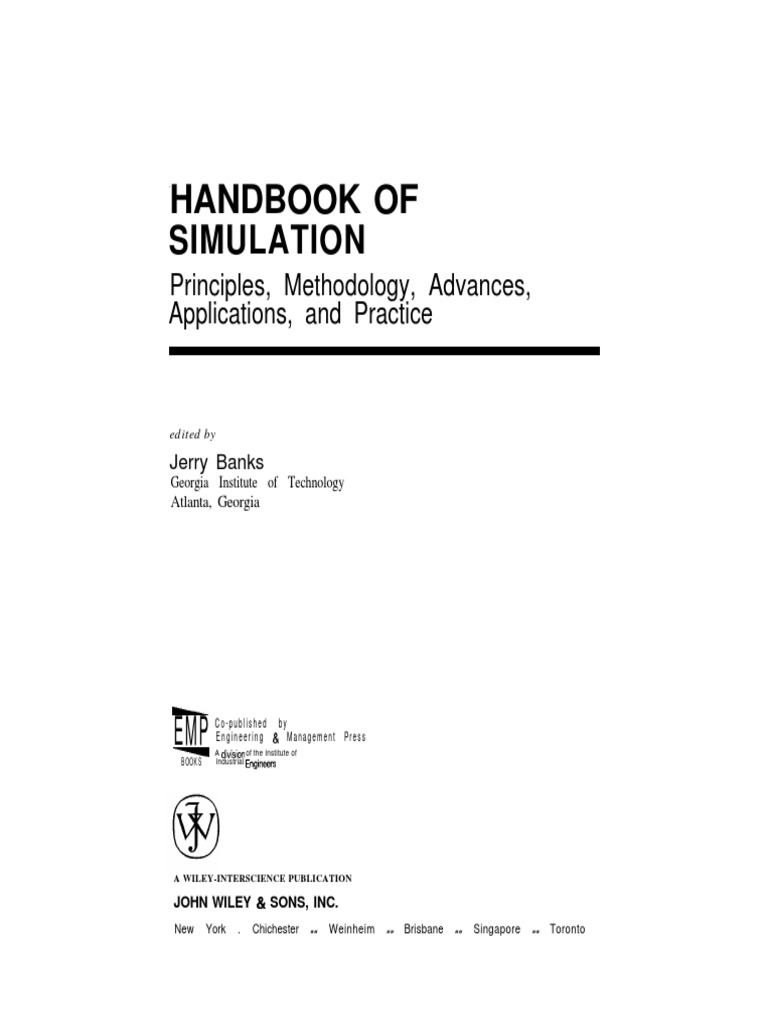 Simulation Handbook PDF | PDF | Conceptual Model | Simulation