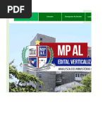 Edital Verticalizado - MP AL - Analista Gestão Pública