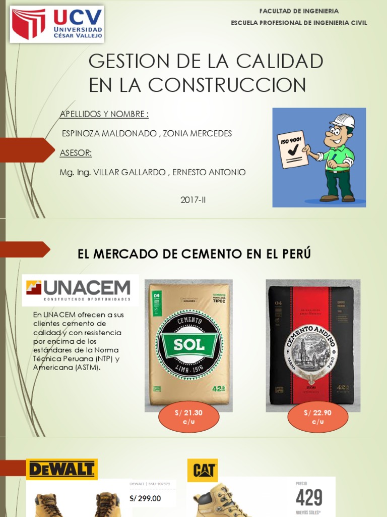Gestion de La Calidad en La Construccion | PDF | Calidad (comercial ...