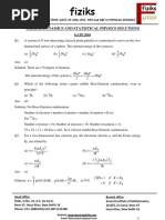 Thermodynamics and Statistical Physics - GATE 2010-2017