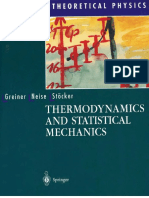W. Greiner L. Niese H. Stocker Thermodynamics and Statistical Mechanics