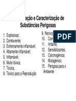 Classificação e Caracterização de Substâncias Perigosas PDF