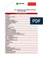 Universidades Participantes CRUE Espana2018-2019