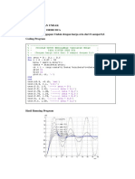 A. Tanggapan Undak 1. Sistem Orde Dua A. Tanggapan Undak Dengan Harga Zeta Dari 0 Sampai 0,6 Coding Program