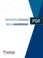 Estatuto Orgánico de La UMSS