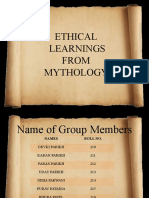 Ethical Learnings From Mythology