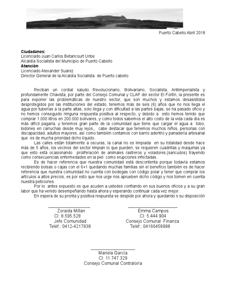 Clap El Fortin Carta de Exclusion