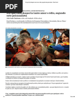 Por que Lula desperta tanto amor e ódio, segundo este psicanalista - Nexo Jornal