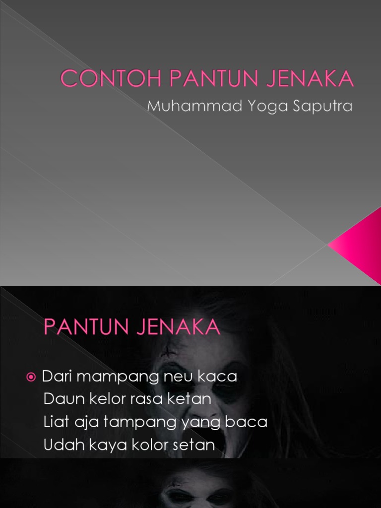 Contoh Pantun Jenaka | PDF