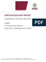 ISO 9001 Audit Report Puskmas Utan Kayu