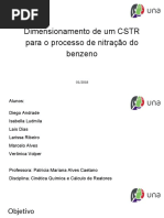 Dimensionamento de um CSTR para o processo de nitração do benzeno