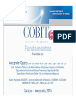 Presentación de Curso COBIT5 Fundamentos 2015 Osorio