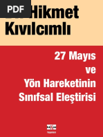 27 Mayis Ve Yon Hareketin Sinifsal Elestirisi