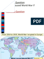 causes of world war i  1 