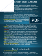 La Contaminación de Los Alimentos (Cc3)