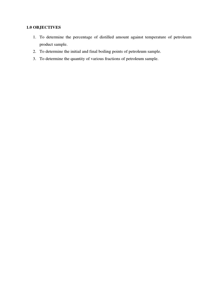 Petroleum Distillation Analysis Results | PDF | Distillation | Petroleum