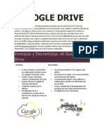 Almacenamiento en la nube Google Drive: ventajas y desventajas