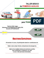 Taller básico de primeros auxilios