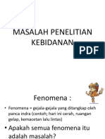 Masalah Penelitian Kebidanan