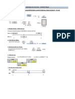 Memoria de Cálculo - Estructuras Diseño de Refuerzo Longitudinal Por Flexion - Vp-107