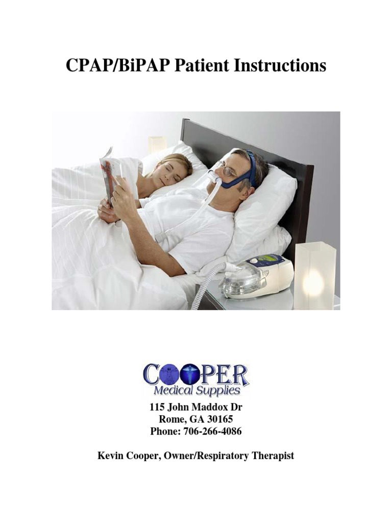 CPAP/BiPAP Patient Care Instructions | PDF | Nature