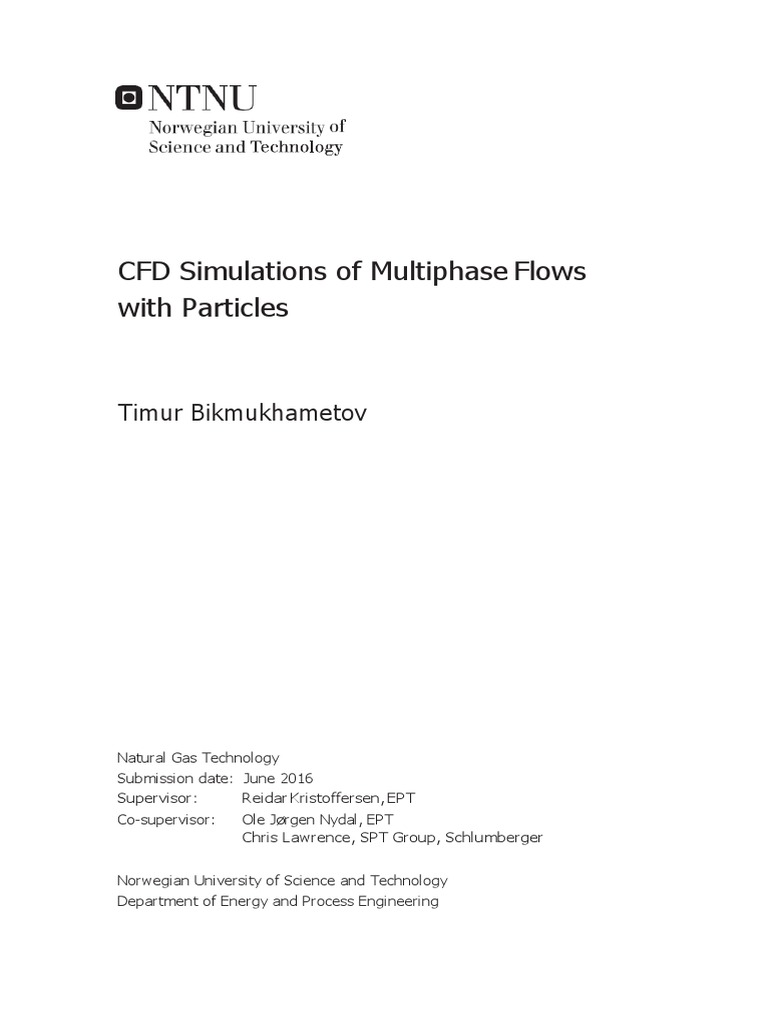 CFD Analysis of Particle Flows | PDF | Viscosity | Computational Fluid ...