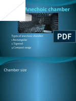 Types of Anechoic Chamber 1.rectangular 2.tapered